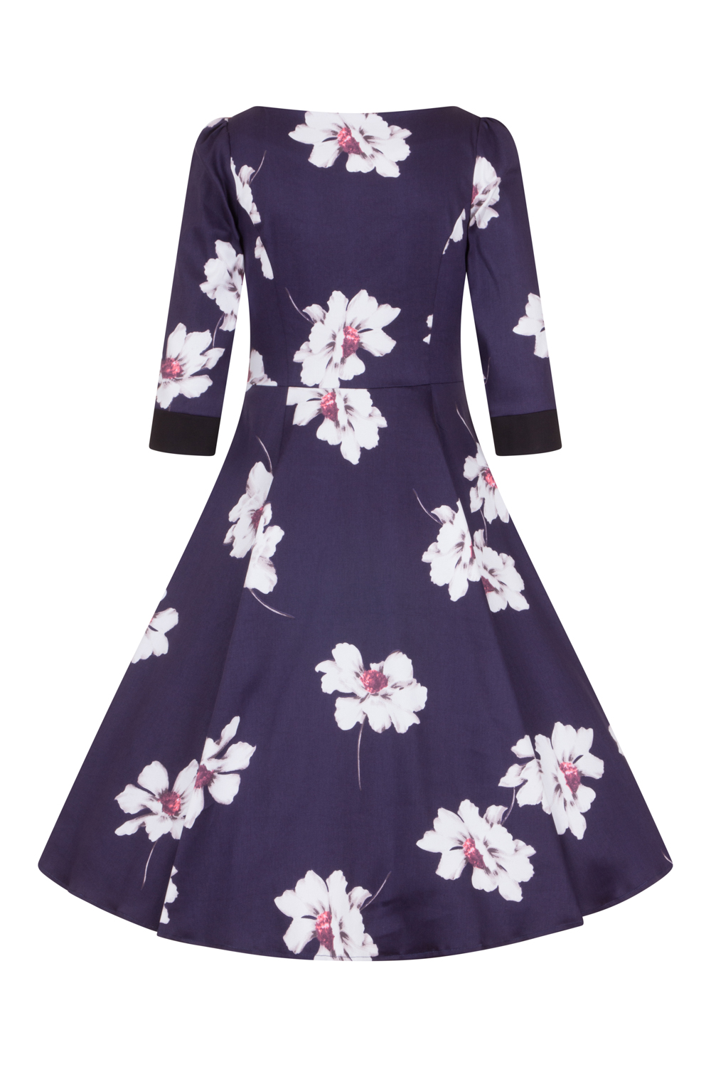 Midnight Purple Swing Dress